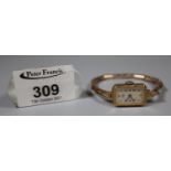 Ladies 9ct gold 'Avia' bracelet wrist watch. 11g approx. (B.P. 21% + VAT)