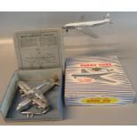 Dinky toys 999 D.H. Comet Airliner in original box, together with a Dinky toys no. 63 Mayo Composite