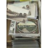 Postcards collection of Welsh topographical cards including good range of Carmarthen cards and