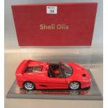 1:18 scale model of a Ferrari F50 with compliments of Shell Oils, in original box. (B.P. 21% + VAT)