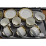 Tray of Paragon 'Athena' part teaware comprising; six cups and saucers, six tea plates and sugar