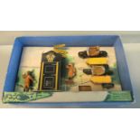 Dinky toys no. 44 A.A Hut Motorcycle patrol and guides, in original box. (B.P. 21% + VAT)