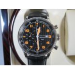 Di Bacarri gents Tachymeter wristwatch 500 in presentation case. (B.P. 21% + VAT)