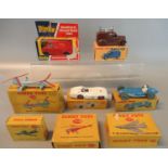 Collection of vintage Dinky toys, all in their original boxes to include; 230 Talbot-lago racing