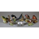 Collection of seven Beswick wild birds to include; Wren, Greenfinch, Robin etc. (7) (B.P. 21% + VAT)