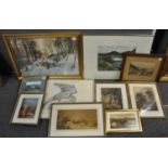Collection of assorted furnishing pictures and paintings various. (10) (B.P. 21% + VAT)