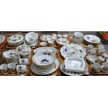 Seven trays of Royal Worcester 'Evesham' oven to tableware to include: six dinner plates, eight