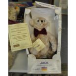 Dean's Rag book teddy bear, 'Jack' limited edition 1194/2500, in box with COA. (B.P. 21% + VAT)
