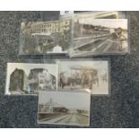 Postcards, small selection of mostly Carmarthen cards including; Carmarthen and Abergwili station,