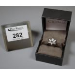 Clogau silver, 'Lady Snowdon' ring. Ring size N(B.P. 21% + VAT)