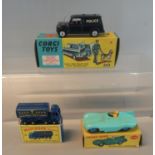 Corgi 448 B.M.C. Mini Police van with tracker dog, together with a Dinky toys 238 Jaguar type D