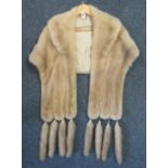 Vintage palomino Mink fur stole. (B.P. 21% + VAT)