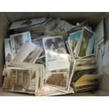 Large box of postcards, mostly topographical, many 100s of cards. (B.P. 21% + VAT)