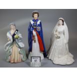 Royal Doulton bone china figurine to celebrate the 30th Anniversary of the coronation of Her Majesty