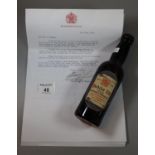 One bottle 'Ind Coope & Allsopp Ltd' Jubilee Ale 1910-1935 commemorating the Jubilee of His