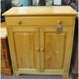 Locally made good quality ash cupboard, made by Jim Harris of Pembrokeshire. 89 x 48 x 99cm