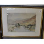 William Grant Murray (Scottish , 1877-1950), 'Glenorcy', signed with monogram, watercolours. 34 x