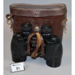 Pair of Ross London 9x35 Solarross binoculars in leather case. (B.P. 21% + VAT)