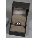 Clogau silver, 'Dynwen' ring. Ring size L. (B.P. 21% + VAT)