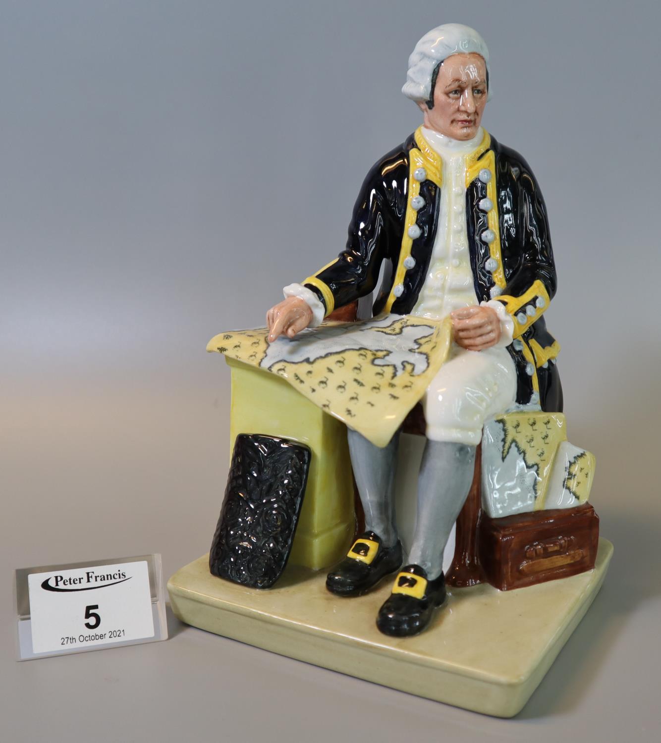 Royal Doulton bone china figurine 'Captain Cook' HN2889. (B.P. 21% + VAT)