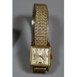 Omega Ladymatic wristwatch with bracelet strap. (B.P. 21% + VAT)