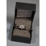 Clogau gold flowerhead design ring in original box. (B.P. 21% + VAT)