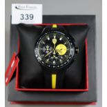 Ferrari Tachymeter Chronograph gents wrist watch in presentation case. (B.P. 21% + VAT)