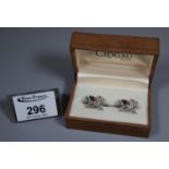 Pair of Clogau silver Welsh dragon cufflinks. (B.P. 21% + VAT)