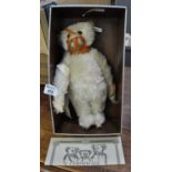 Steiff muzzle bear 1908 limited edition of 6000, in original box with COA. (B.P. 21% + VAT)