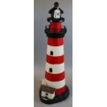 Battery operated table lamp in the form of a lighthouse by Nauticalia of London. (B.P. 21% + VAT)
