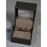 Clogau silver, 'Cariad' ring. Ring size K. (B.P. 21% + VAT)