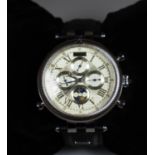 Modern Portas Bon Mercato 'Frelberg' gents automatic wrist watch in original box with manual etc. (