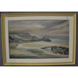 M.H Lloyd, Gower beach scene, signed, oils on board. 41 x 63cm approx. Framed. (B.P. 21% + VAT)