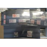 All world selection of stamps on cards and in packets, 100s, mint and used. (B.P. 21% + VAT)