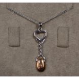 Clogau silver, 'Lovespoon' pendant. (B.P. 21% + VAT)