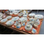 Seven trays of Mason's Ironstone 'Regency' design items to include; various plates, bowls, dresser