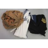 Naval uniform navigating officer to include; jacket, trousers, white smock, kit bag etc. (B.P. 21% +