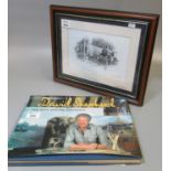 David Shepherd, The Man and his Paintings with text by the artist 1985, signed in pen. Together with