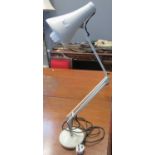 A vintage enamel anglepoise lamp. (B.P. 21% + VAT)