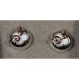 Clogau silver Tudor Court earrings (B.P. 21% + VAT)