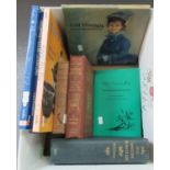 Box of vintage and modern antique & collectables books to include; 'Old English Porcelain' W.B