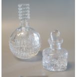 Waterford crystal 'Lismore' diamond perfume bottle in original box. (B.P. 21% + VAT)