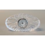 Waterford crystal quartz mantel clock in original box. (B.P. 21% + VAT)