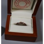 Celtic design silver ring. (B.P. 21% + VAT)