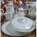 Tray of Royal Doulton English fine bone china 'Berkshire' design items to include; coffee pot,