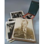 Collection of early 20th century movie and other photographs, some signed. Includes include