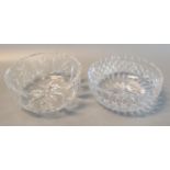 Two Waterford crystal fruit bowls of similar form in original boxes. (2) (B.P. 21% + VAT)