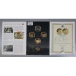 'A War to end all wars' 1914-1918, the World War I Centenary- Lone Soldier gold coin collection to