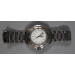Tag Heuer stainless steel 'Professional' divers style wristwatch with white face having baton