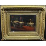 After George Armfield (British 19th Century), two King Charles Cavalier Spaniels, oils on canvas, 25